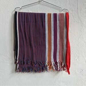 Natural Fiber Colorful Scarf